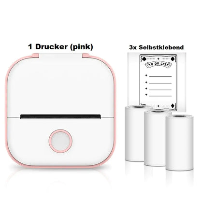 Wireless Mini Pocket Printer - Portable, Instant Printing from Your Smartphone or Tablet