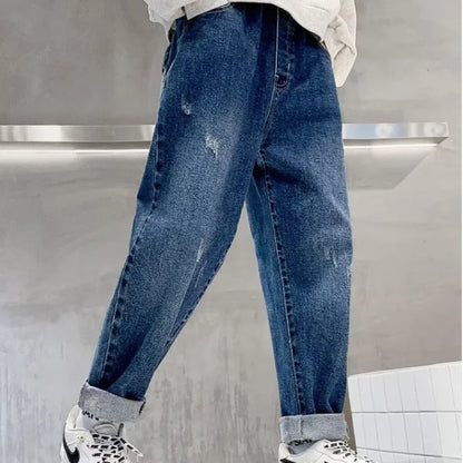 Big Boy Jeans - Stylish Trousers for Boys Aged 11-12, Perfect for Summer