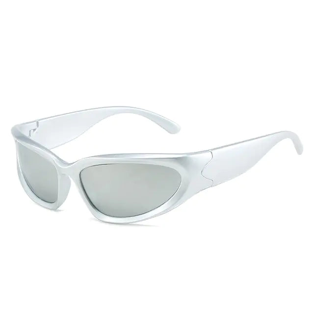 Edgy Elegance: Zonnebril Heren Sunglasses with UV400 Protection