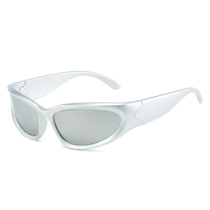 Edgy Elegance: Zonnebril Heren Sunglasses with UV400 Protection