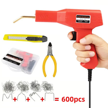 Car Bumper Plastic Welding Gun Kit - Heating Fusion Welding Machine for Car Body Repair, Spot Welder Tools