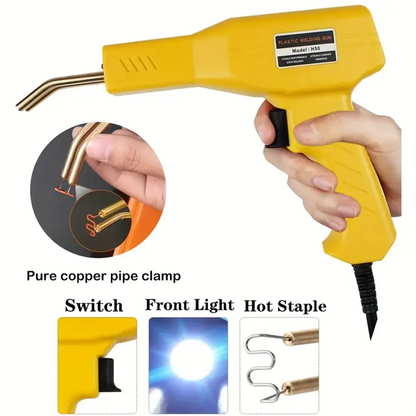 Car Bumper Plastic Welding Gun Kit - Heating Fusion Welding Machine for Car Body Repair, Spot Welder Tools