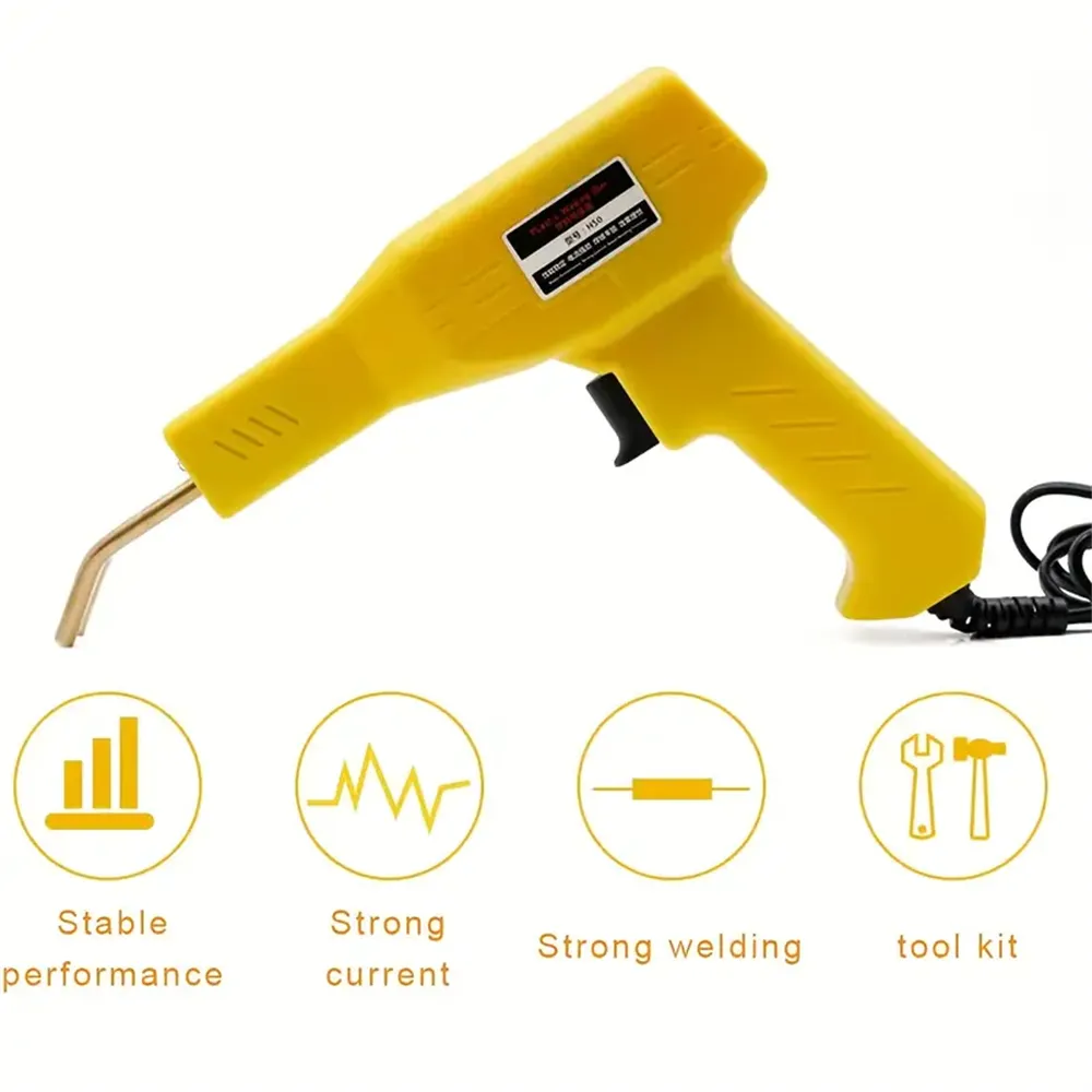 Car Bumper Plastic Welding Gun Kit - Heating Fusion Welding Machine for Car Body Repair, Spot Welder Tools