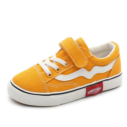 Spring Children's Canvas Shoes - Fashionable Sneakers for Boys and Girls, Breathable and Casual
