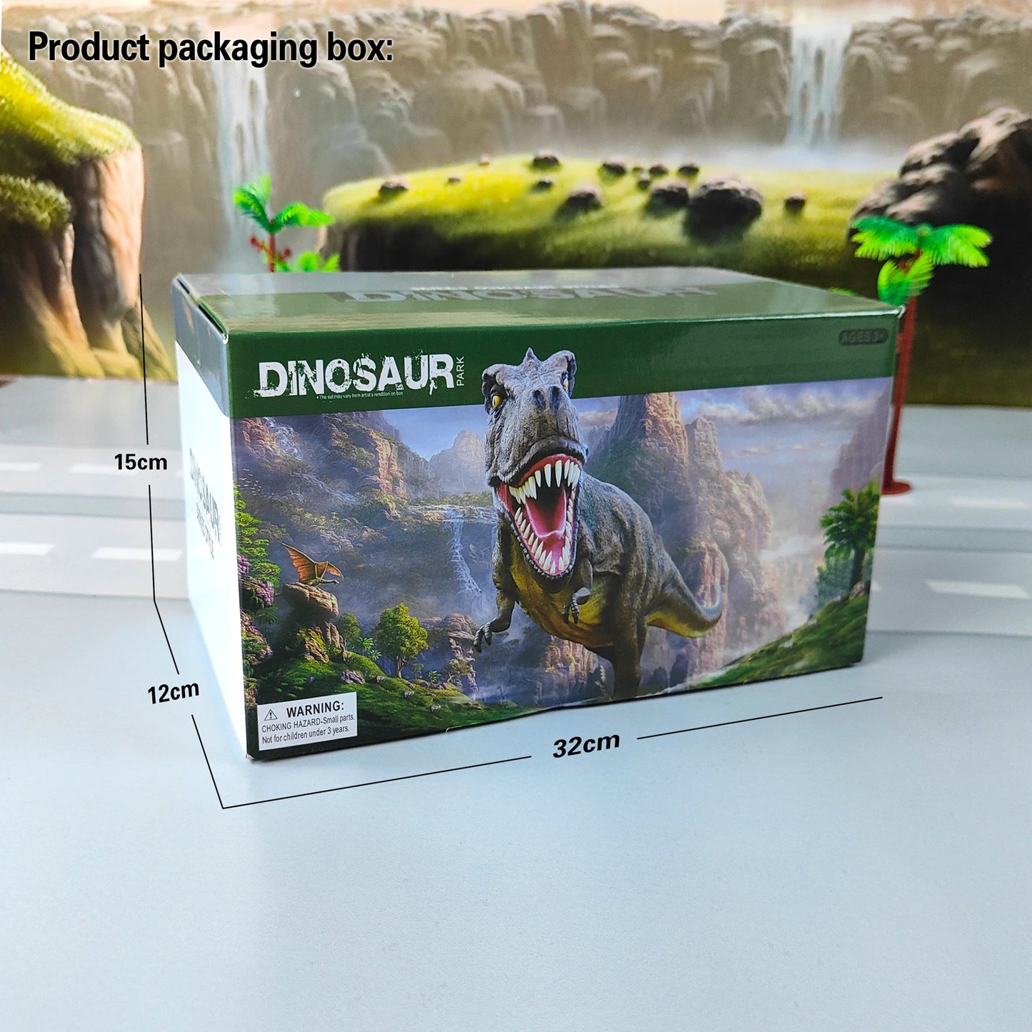 139-Piece Dinosaur World Climbing Track Toy Set - Flexible Road Race Playset with Dinosaur Cars for Boys