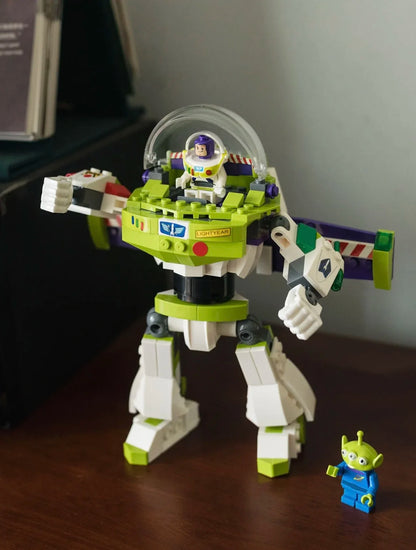 Disney Pixar's Toy Story Buzz Lightyear Mech Puzzle Building Blocks for Kids