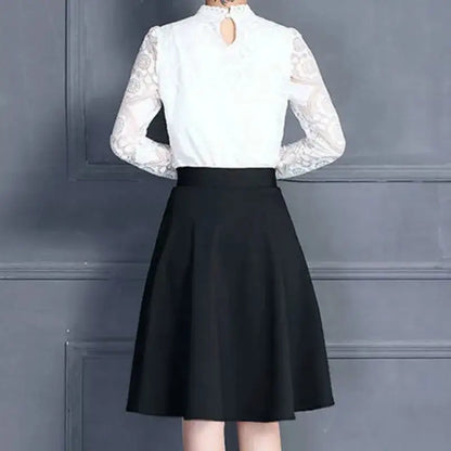 Elegant Cotton Skirt with Pockets: Versatile Chic and Comfort