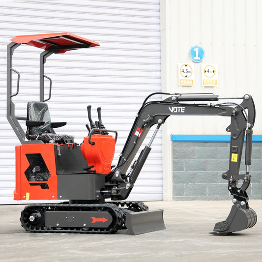 EPA/EURO Certified Mini Excavator - 1 Ton Engine, Customizable for Agricultural and Garden Engineering, High-Quality Farm Excavator