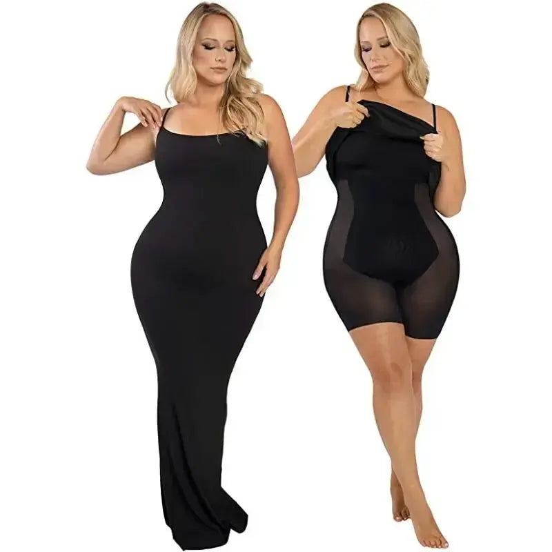 Transform Your Look with the Bodycon Shaper Dress with Built-in Shapewear