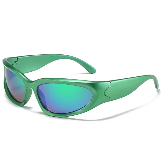 Edgy Elegance: Zonnebril Heren Sunglasses with UV400 Protection