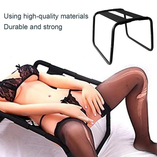 Folding Adjustable Sex Chair - Portable Elastic Folding Adjustable Sex Chair for Married Couples, Suitable for Bedroom and Bathroom Use