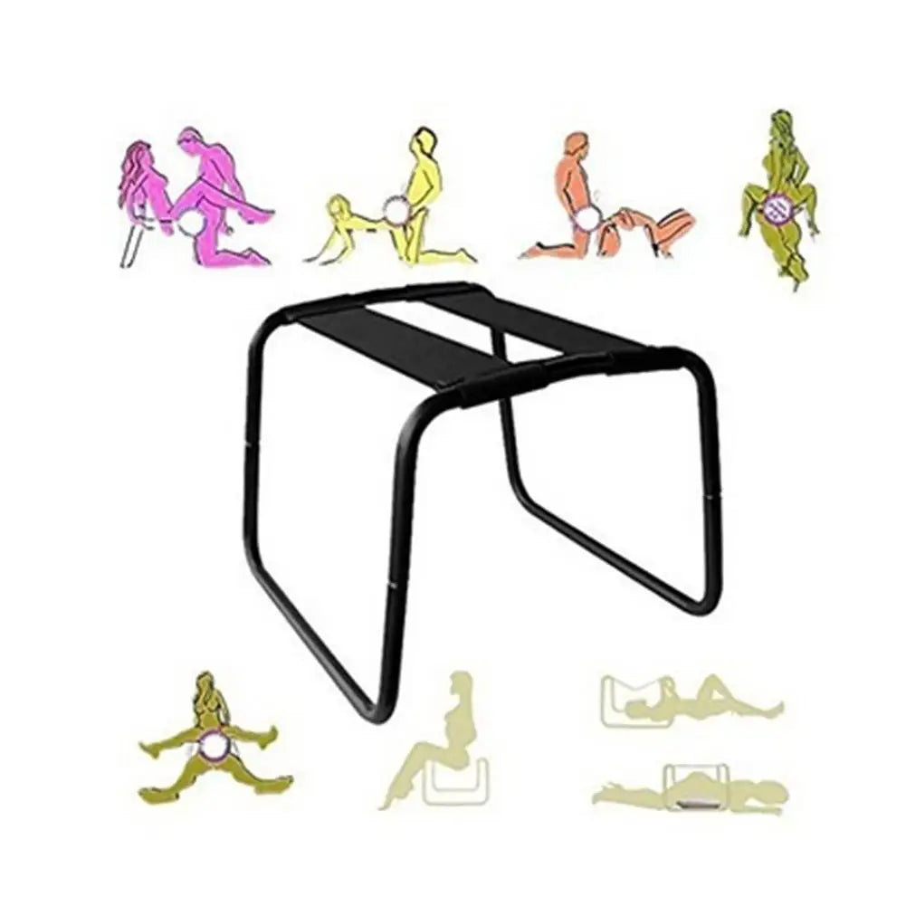 Folding Adjustable Sex Chair - Portable Elastic Folding Adjustable Sex Chair for Married Couples, Suitable for Bedroom and Bathroom Use