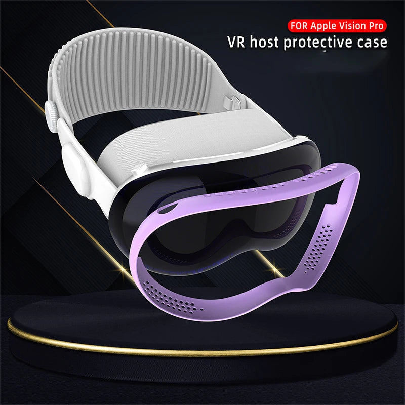 For Apple Vision Pro VR Helmet Protective Cover TPU+ PC Cases Protector Dustproof Anti-scratch for Vision Pro VR Accessories