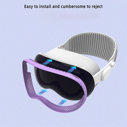 For Apple Vision Pro VR Helmet Protective Cover TPU+ PC Cases Protector Dustproof Anti-scratch for Vision Pro VR Accessories