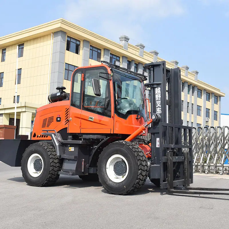 Four Wheel Drive Rough Terrain Forklift - Available in 3 Ton, 3.5 Ton, and 5 Ton Models, 4x4 Forklift