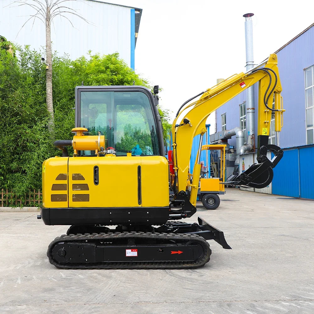 EPA/EURO 5 Engine Mini Excavator - Available in 1 Ton, 2.5 Ton, 3 Ton, and 3.5 Ton Models, Crawler Digger for Farm Use