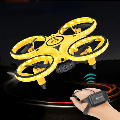 Gesture Sensing Drone with Smart Watch Remote Control
