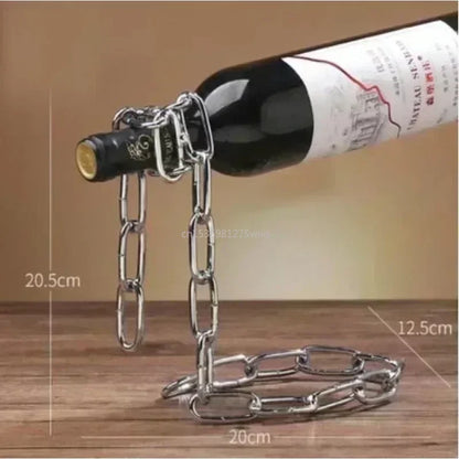 Showcase Your Wine: Single-Bottle Suspension Rack for Sophisticated Display