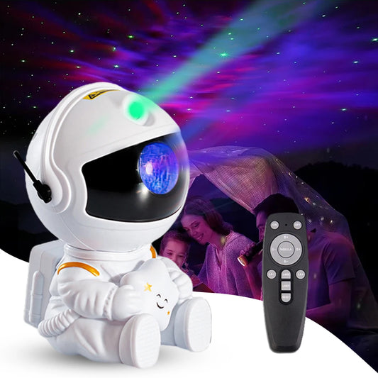 Galaxy Star Astronaut Projector LED Night Light - Starry Sky Projector Lamp for Bedroom Decoration, Ideal Gift for Children