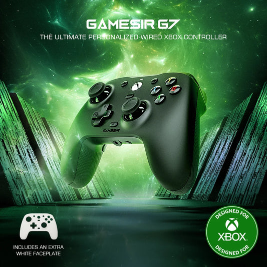 GameSir G7 Xbox Gaming Controller - Wired Gamepad Compatible with Xbox Series X/S, Xbox One, and PC, ALPS Joystick, Replaceable Panels