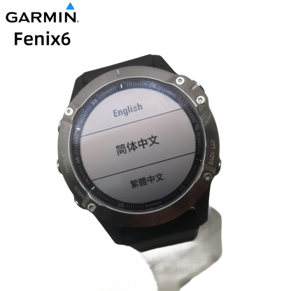 Garmin Fenix 6 Titanium Alloy Smart Watch with Power Glass, Blood Oxygen Detection, and Multi-GPS Support (GPS+BDS+GLONASS), 10ATM Waterproof