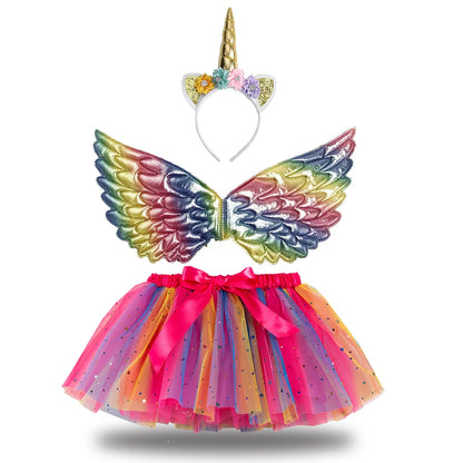 Enchanted Unicorn Princess Costume Set for Girls