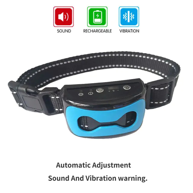 Ultrasonic Anti-Bark Dog Training Collar - Gentle, Effective Bark Control