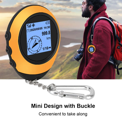 High-Precision Mini Handheld GPS - Satellite Coordinates Compass, Altitude Locator Navigator for Outdoor Sports, Travel, and Hiking Tracking