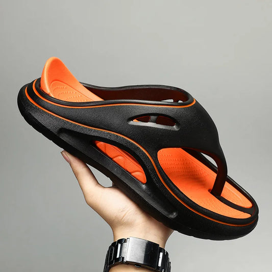 High-Quality Flip Flops for Men and Women - Thick Soft Sole, Non-Slip Indoor/Outdoor Slippers, Beach Sandals