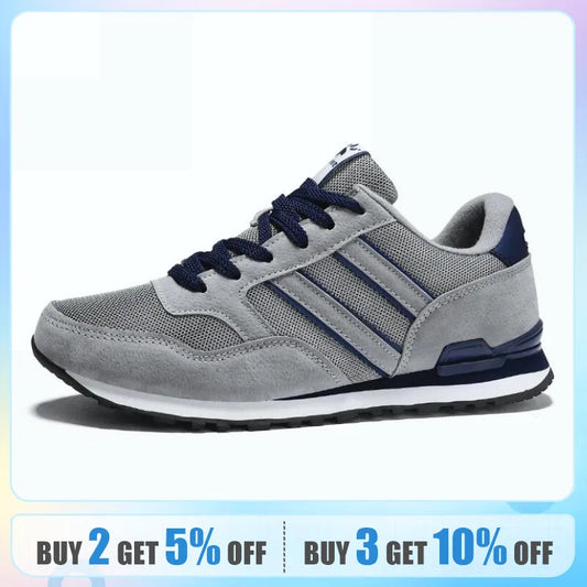 High-Quality Men's Leather Sneakers - Casual Flat Shoes for Autumn, Breathable and Stylish