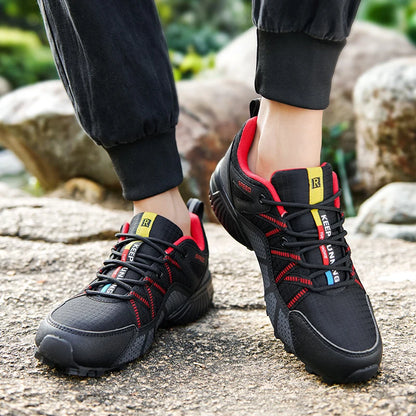 Men's New Arrival Hiking Shoes - Durable Trekking Boots, Wear-Resistant Outdoor Sneakers for Comfortable Hunting and Tactical Use