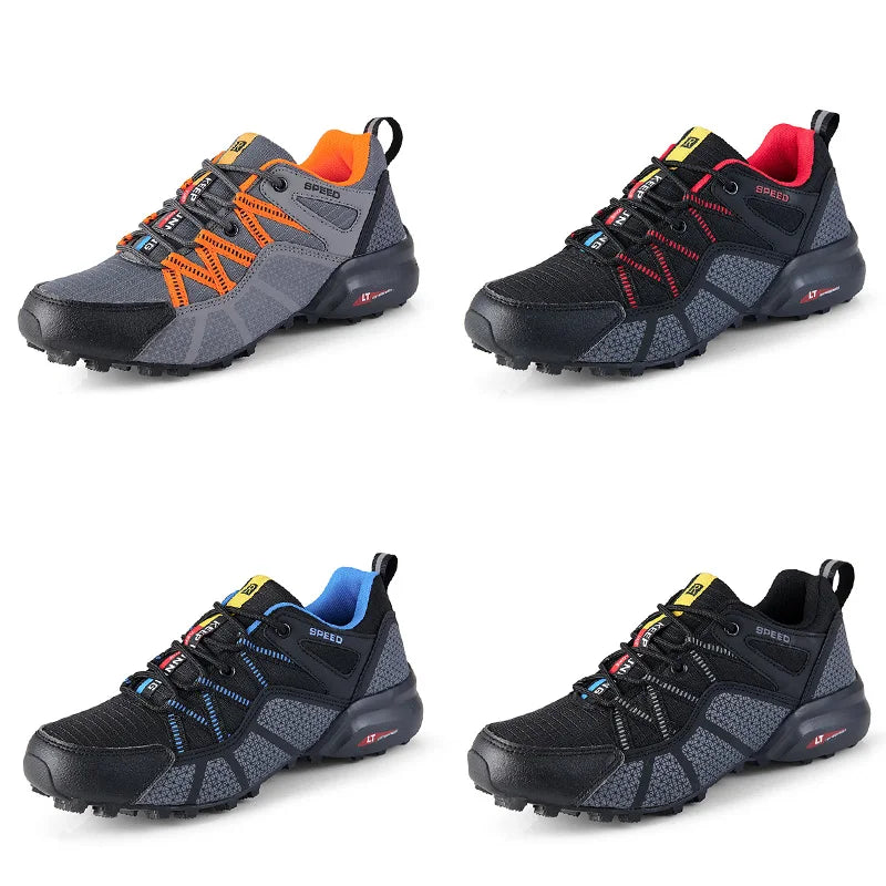 Men's New Arrival Hiking Shoes - Durable Trekking Boots, Wear-Resistant Outdoor Sneakers for Comfortable Hunting and Tactical Use