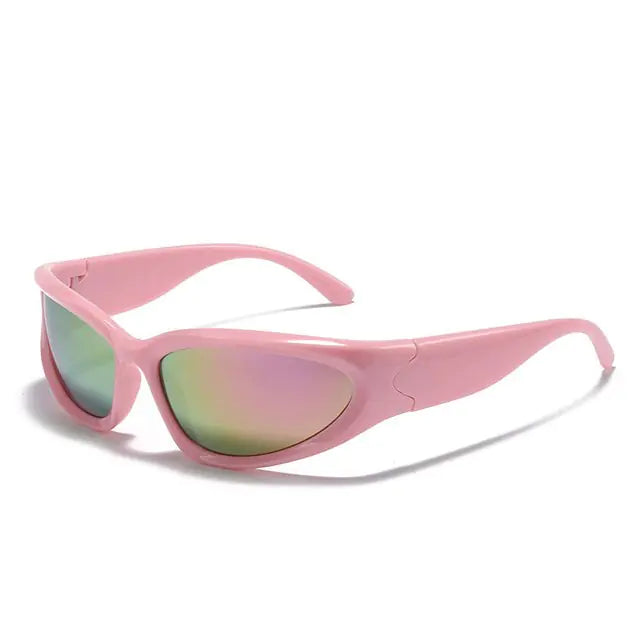 Edgy Elegance: Zonnebril Heren Sunglasses with UV400 Protection