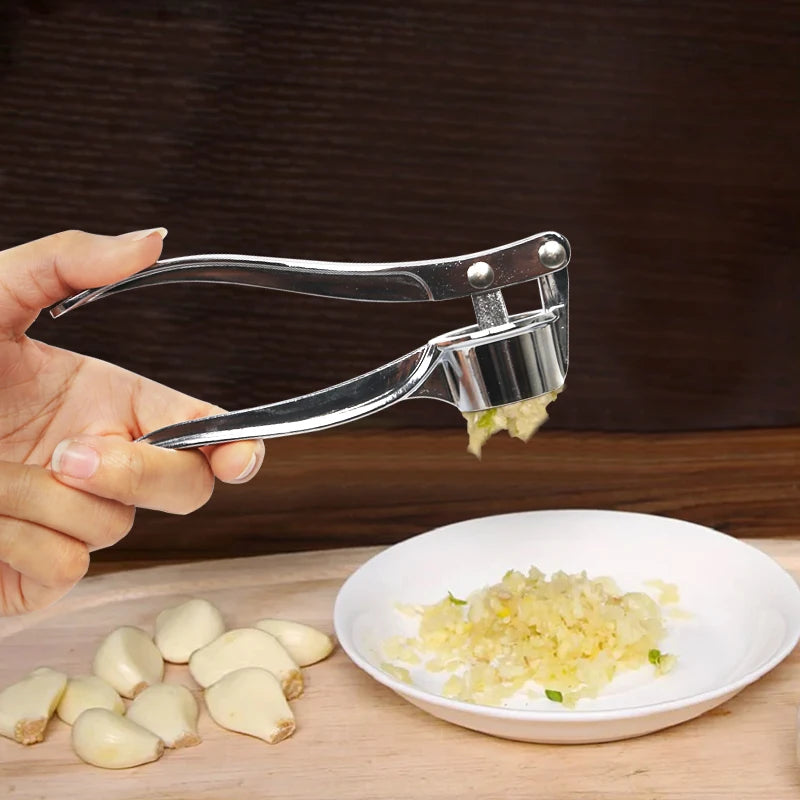 Imitating Stainless Steel Garlic Press Crusher Kitchen Cooking Vegetables Ginger Squeezer Masher Handheld Ginger Mincer Tools
