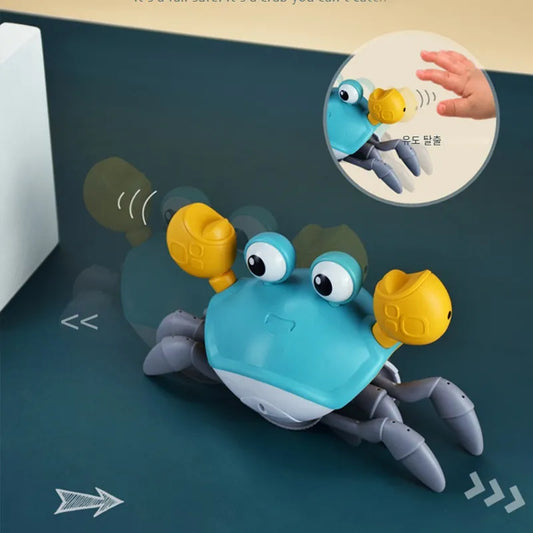 Rechargeable Induction Escape Crab: Interactive Electric Musical Toy for Children