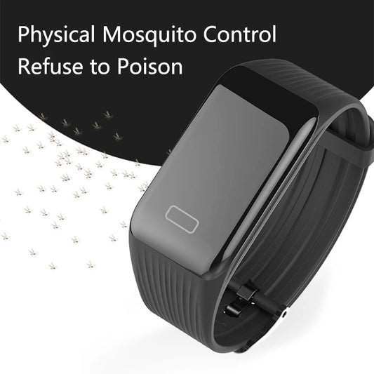 Intelligent Anti-Mosquito Device - Skin-Friendly, Portable, Ultrasonic, No Radiation, Noise-Free, 1W TPU for Travel and Outings