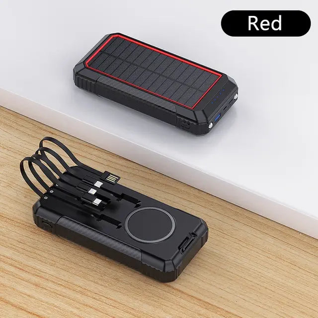 Stay Charged On the Go: Solar Power Bank with Ultimate Capacity