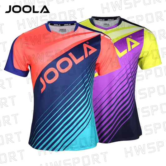 JOOLA 3205 Table Tennis Apparel - Quick-Dry Sports Clothing Suit for Men and Women, Ping Pong T-Shirt and Shorts