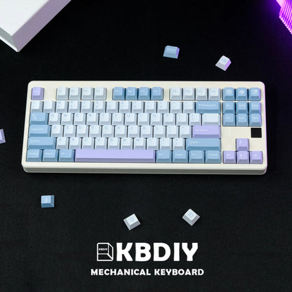 KBDiy GMK Keycap Set - Double Shot PBT Keycaps, Cherry Profile, Available in Olivia, Shoko, Jamon, WOB, Red Samurai, Botanical Themes for Mechanical Keyboards