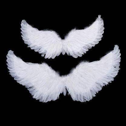 Angel Feather Wings and Halo Set for Kids and Adults - Perfect for Cosplay and Parties