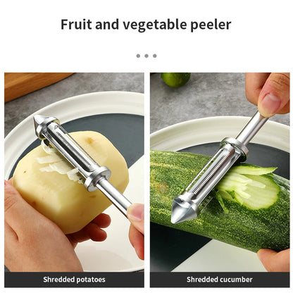 Konco Fruit and Vegetable Peeler - Alloy Sharp Potato Carrot Grater, Kitchen Gadget