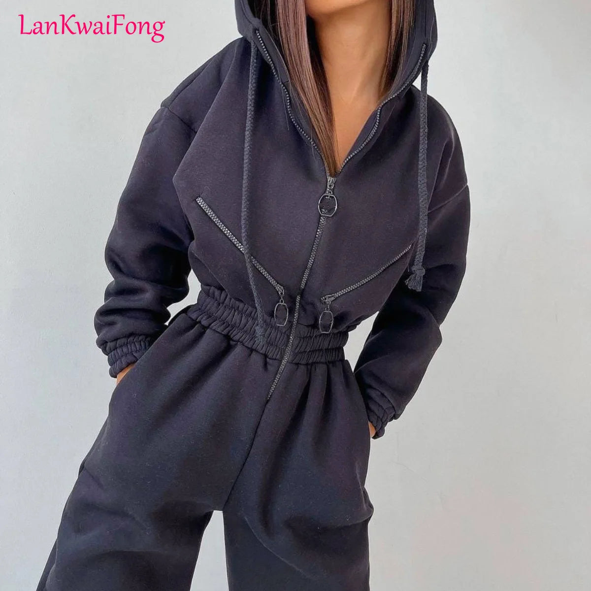 Athleisure Chic: The LKF 2024 Sports & Casual Jumpsuit