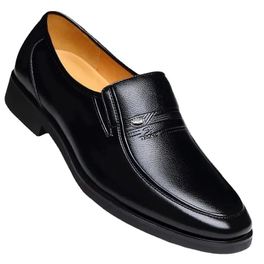 Leather Men's Formal Loafers 2024 - Luxury Brand Dress Moccasins, Breathable Slip-On Driving Shoes, Sizes 6-11