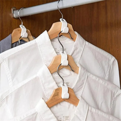 Magic Multi-Port Support Hangers - Space-Saving Clothes Drying Rack, Multifunction Plastic Wardrobe Organizer