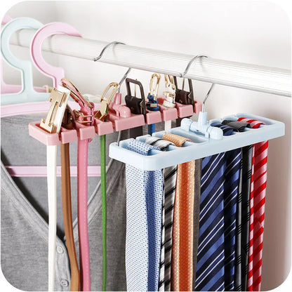 Magic Multi-Port Support Hangers - Space-Saving Clothes Drying Rack, Multifunction Plastic Wardrobe Organizer