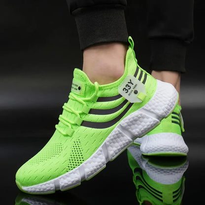 Men's Casual Sports Shoes - Breathable, Lightweight Sneakers for Outdoor Activities, Mesh Running and Walking Shoes