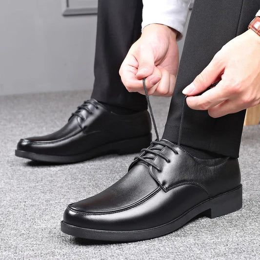 Men's Elegant Dress Shoes - Formal Italian Leather Business Shoes for Social and Casual Luxury Wear