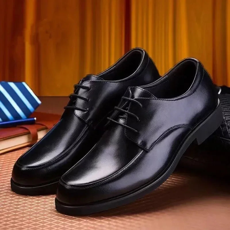 Men's Elegant Dress Shoes - Formal Italian Leather Business Shoes for Social and Casual Luxury Wear