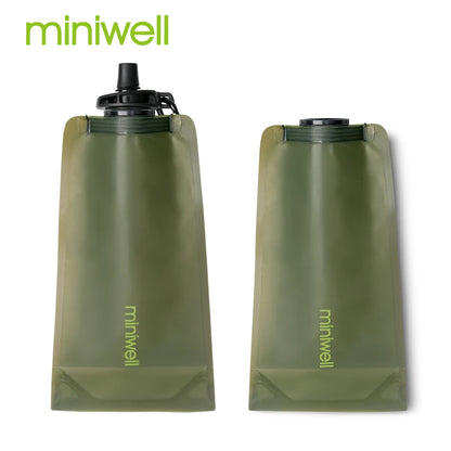 Miniwell Portable Water Purifier for Camping and Hiking - Essential Survival Outdoor Water Filtration