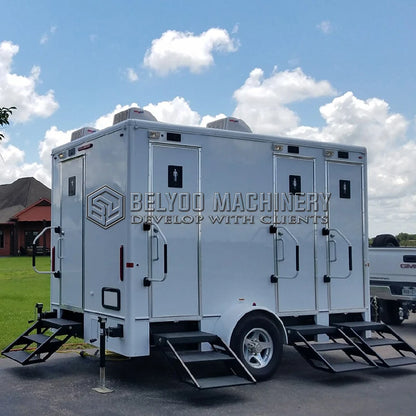 Luxury Mobile Restroom Trailer - Outdoor Portable Bathroom for Camping, Travel Toilet Manufacturer